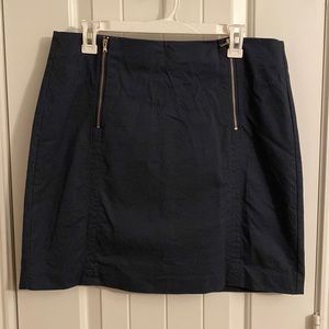 Loft navy blue skirt- Size 12
